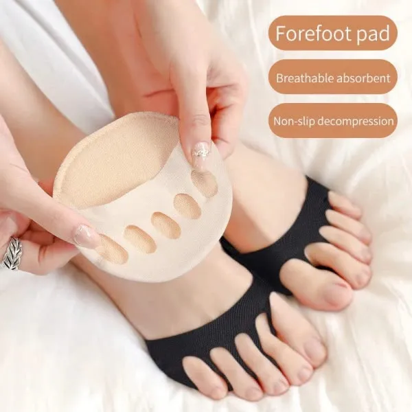 Beige_Silicone_Toe_Separator_Foot_Sleeves_For_Women_Pack_Of_2