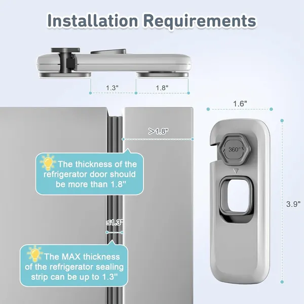 White_One-Handed_360-Degree_Child_Safety_Cabinet_Lock