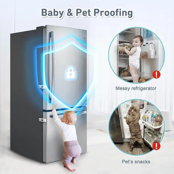 White_One-Handed_360-Degree_Child_Safety_Cabinet_Lock
