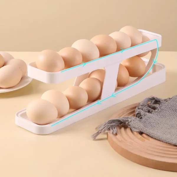 Plastic_Two-Tier_Egg_Storage_Rack