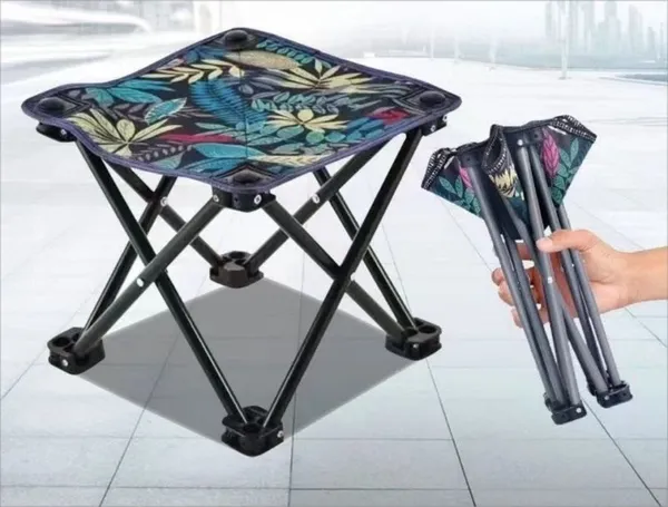 Foldable_Floral_Print_Camping_Stool