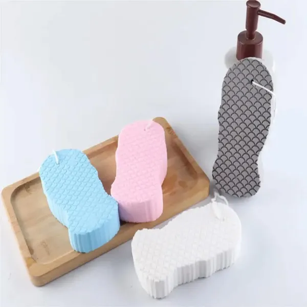 Blue_Pink_Grey_Exfoliating_Bath_Sponge_Set_Pack_Of_4