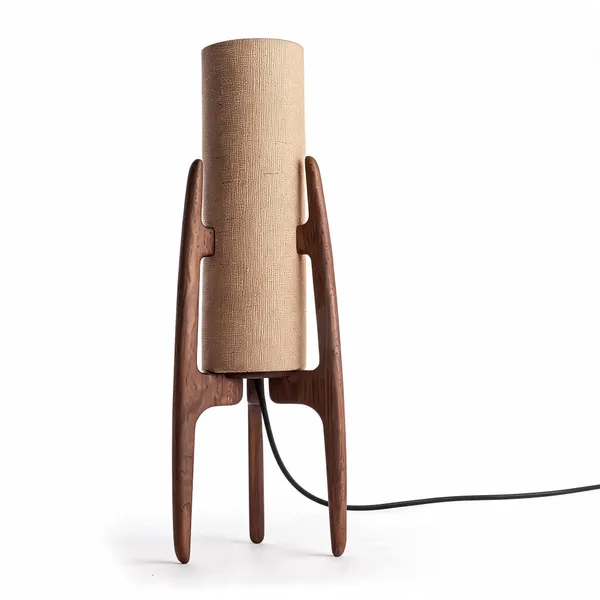 Solid_Walnut_Wood_Mid-Century_Jute-Linen_Shade_Table_Lamp