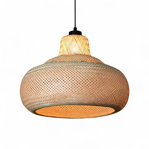 Bamboo_Bohemian_Cross-Woven_Dome_Pendant_Light
