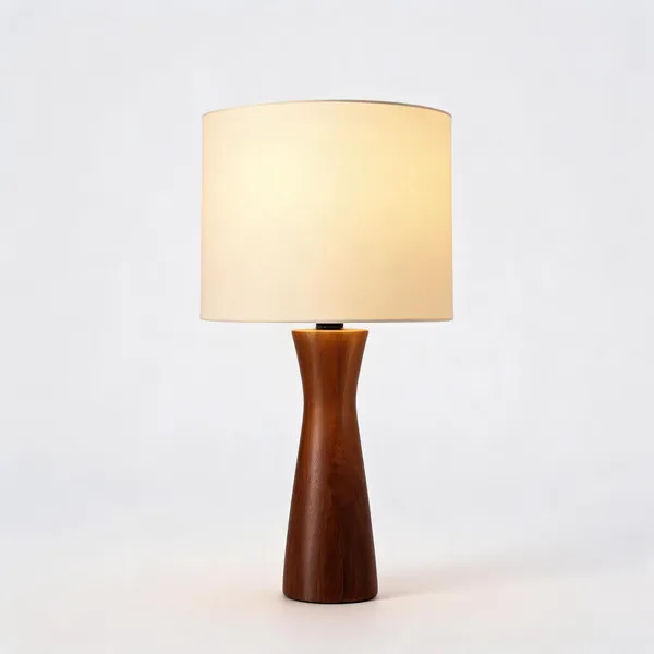 Mango_Wood_Bohemian_Tapered_Cotton_Drum_Shade_Table_Lamp