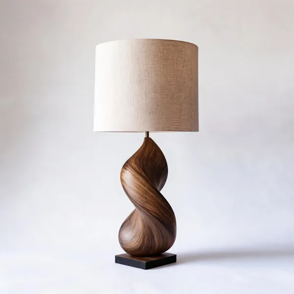 Walnut_Wood_Modern_Twisted_Sculptural_Table_Lamp
