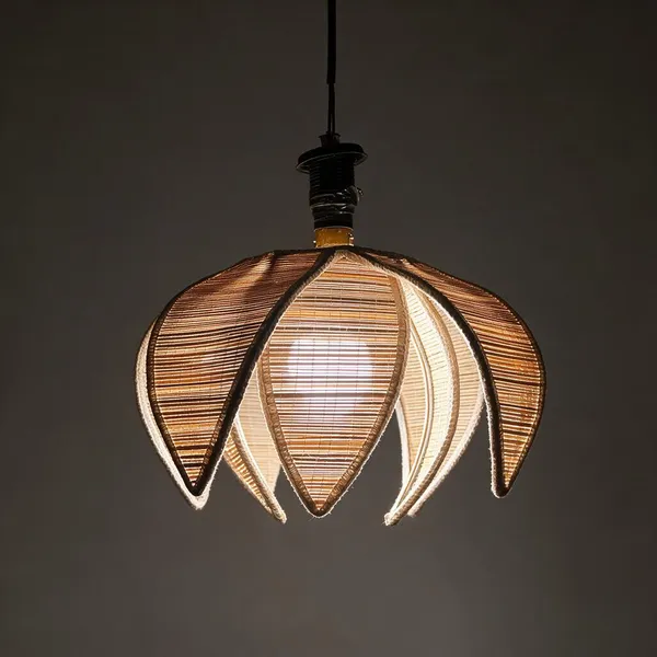 Woven_Lotus_Pendant_Light