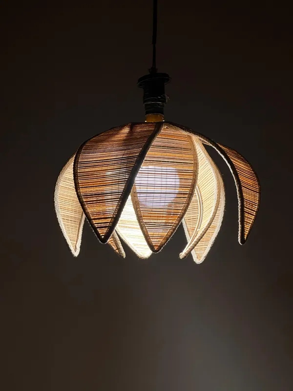 Woven_Lotus_Pendant_Light