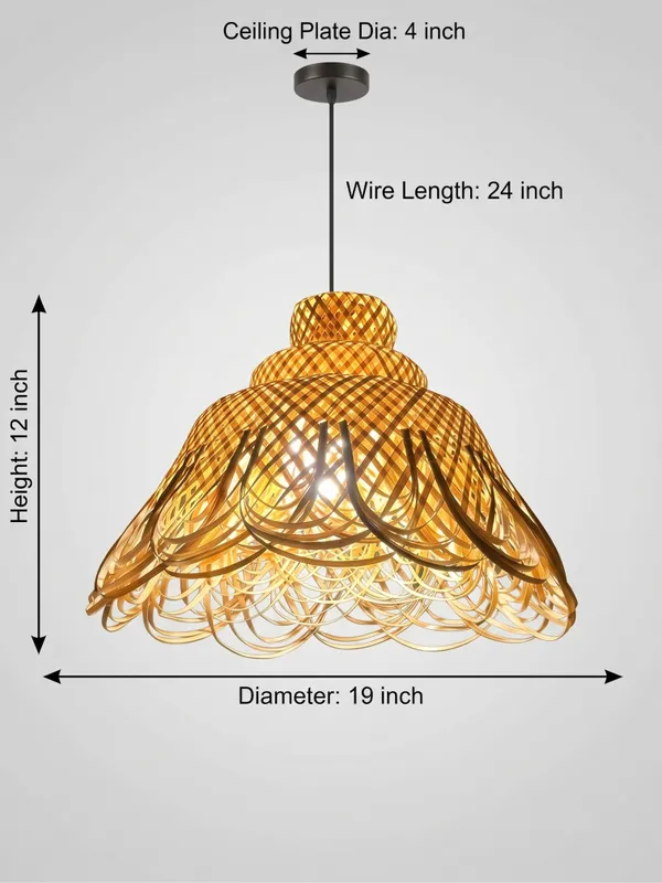 Bamboo_Bohemian_Layered_Petal_Crown_Pendant_Light