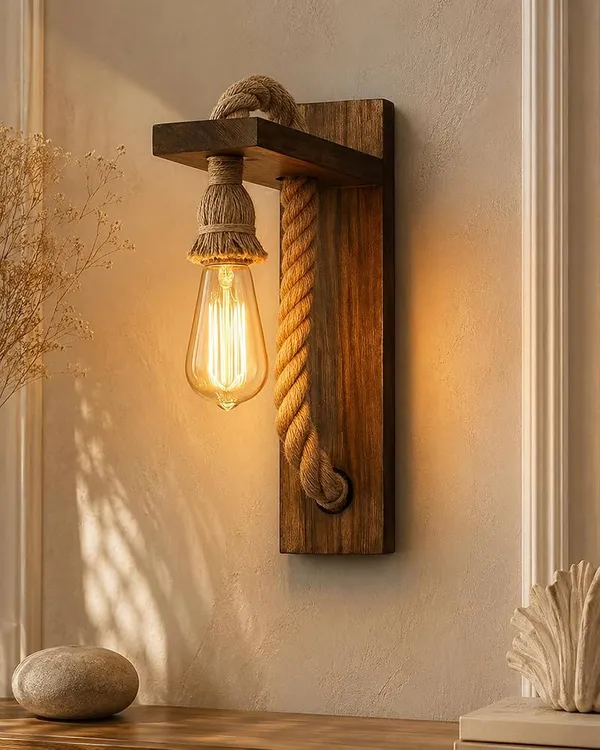 Rope_Wall_Lamp_with_Wooden_Stand