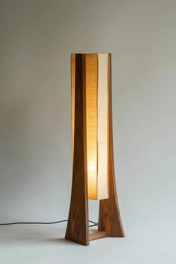 Japandi_Flared_Solid_Wood_Tower_Floor_Lamp