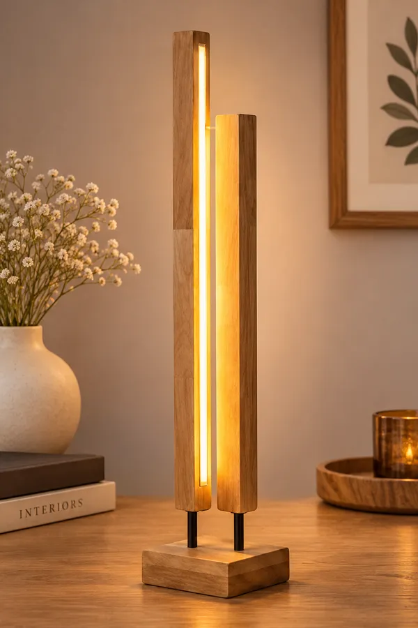 Hand-Carved_Solid_Wood_Sculptural_Linen_Shade_Table_Lamp