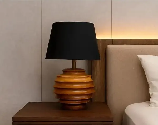 Mango_Wood_Bohemian_Ribbed_Grooved_Amber_Table_Lamp