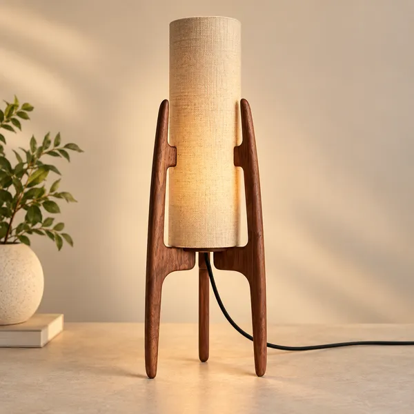 Solid_Walnut_Wood_Mid-Century_Jute-Linen_Shade_Table_Lamp
