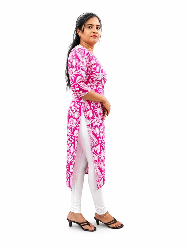 Women_S_Pink_Floral_Print_Cotton_Kurti_Pink_Cotton