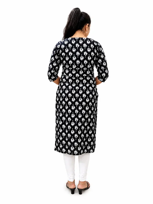 Women_S_Black_Floral_Print_Cotton_Kurti_Black