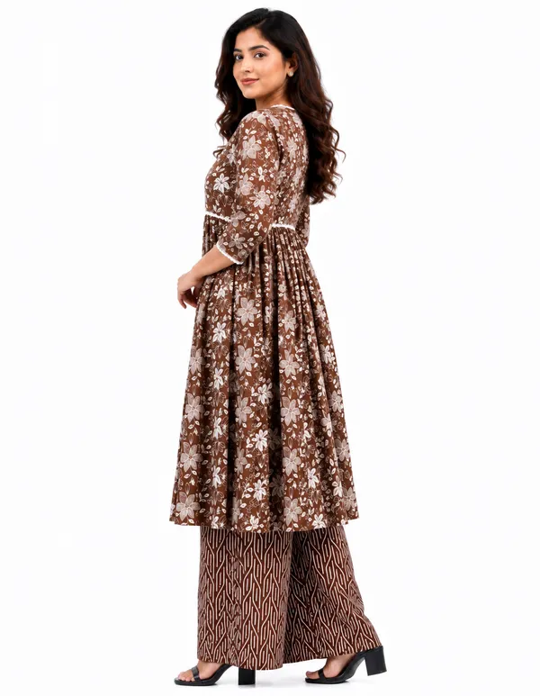Women_S_Anarkali_Floral_Print_Kurti_With_Palazzo_Floral_Cotton