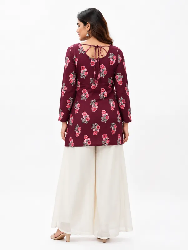 Women_S_Maroon_Floral_Print_Cotton_Kurti_Floral_Cotton