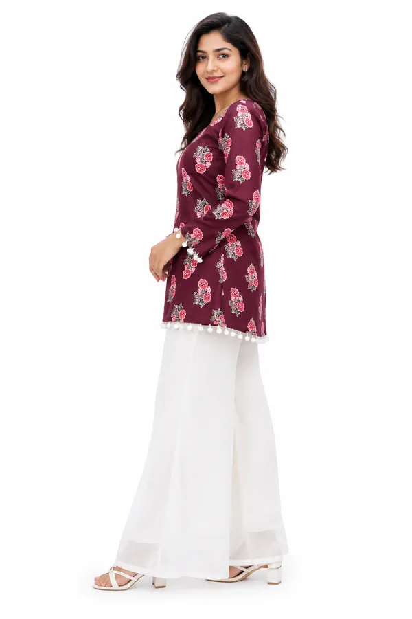 Women_S_Maroon_Floral_Print_Cotton_Kurti_Floral_Cotton