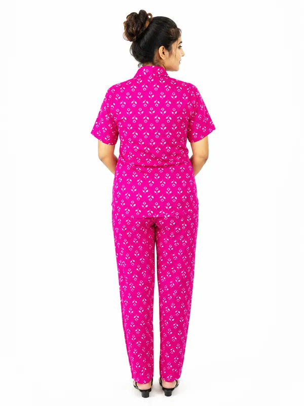 Women_S_Pink_Printed_Co_Ord_Set_With_Collared_Shirt_Straight_Pants