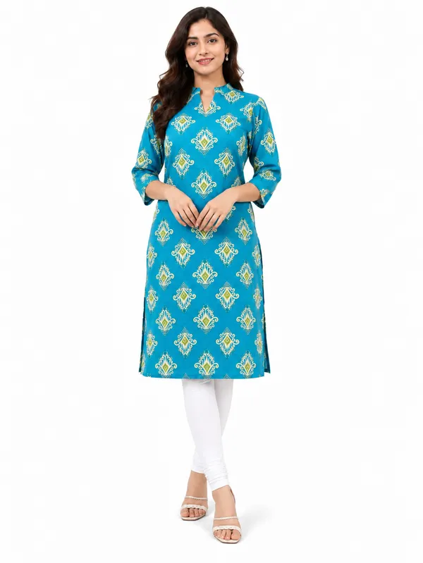 Women's_Floral_print_Kurti
