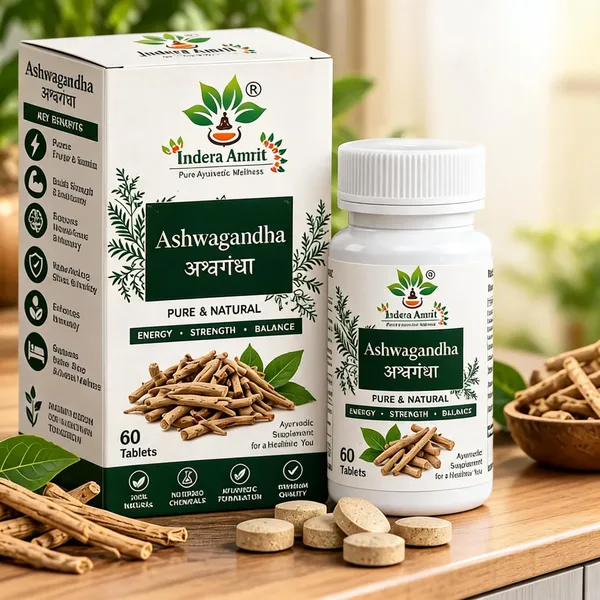 Indera_Amrit_Ashwagandha_Ayurvedic_Tablets_60_Count
