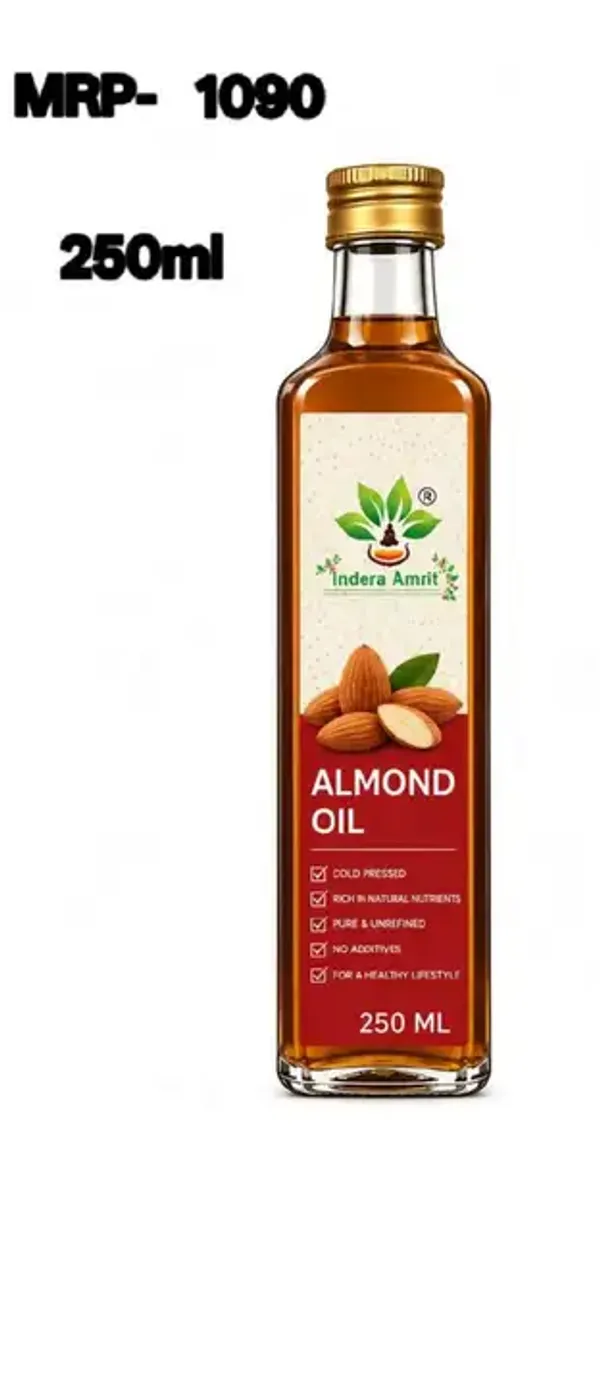 Indera_Amrit_Cold_Pressed_Almond_Oil_250_Ml