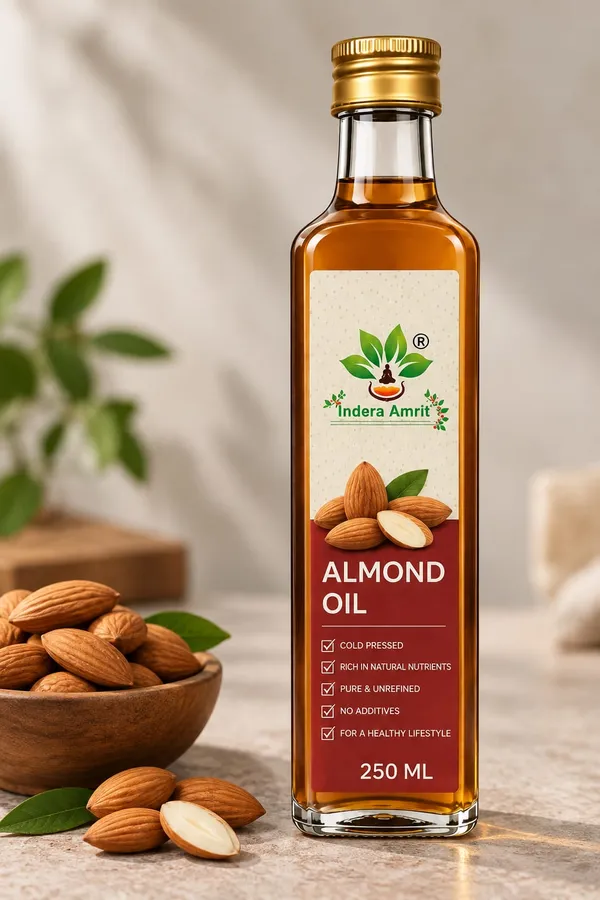Indera_Amrit_Cold_Pressed_Almond_Oil_250_Ml