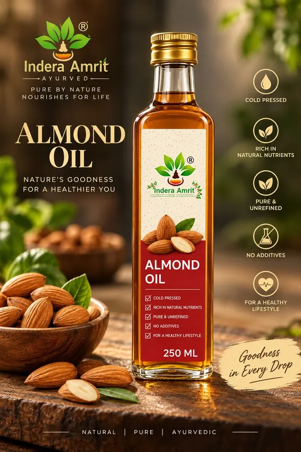 Indera_Amrit_Cold_Pressed_Almond_Oil_250_Ml