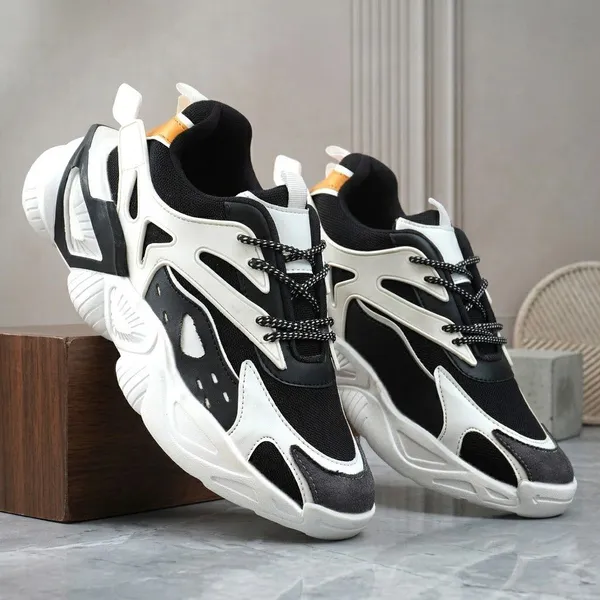 EVICTA_Evicta_Men's_Trending_Latest_High_Quality_Running_Sports_Shoes_Sneakers_For_Men_(Black,_White_,_10)