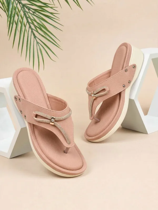 EVICTA_Evicta_Women_Wedges_&_Partywear_Sandal_Casuals_For_Women_(Pink_,_8)