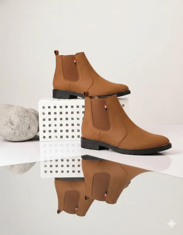 EVICTA_Evicta_Suide_Leather_Lightweaight_Trendy_Walking_Slip_On_chalsea_boot_Boots_For_Men_(Beige_,_9)