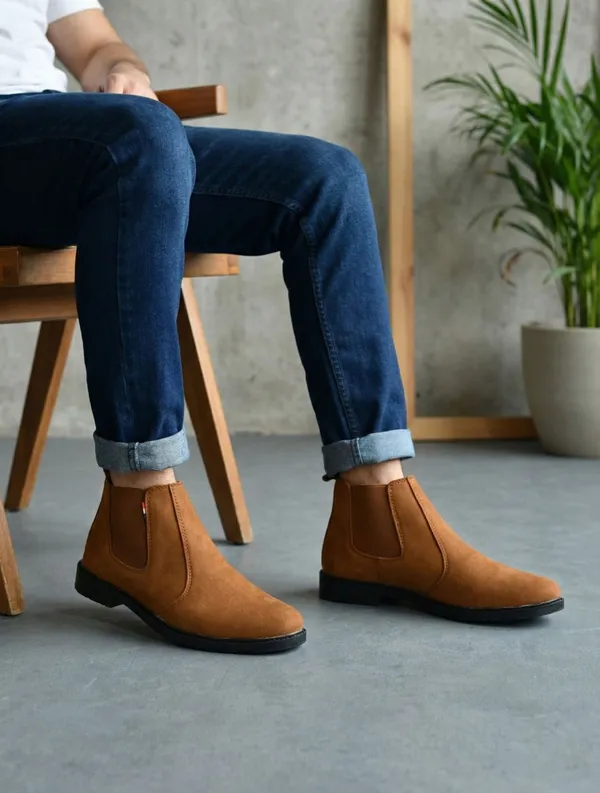 EVICTA_Evicta_Suide_Leather_Lightweaight_Trendy_Walking_Slip_On_chalsea_boot_Boots_For_Men_(Beige_,_9)