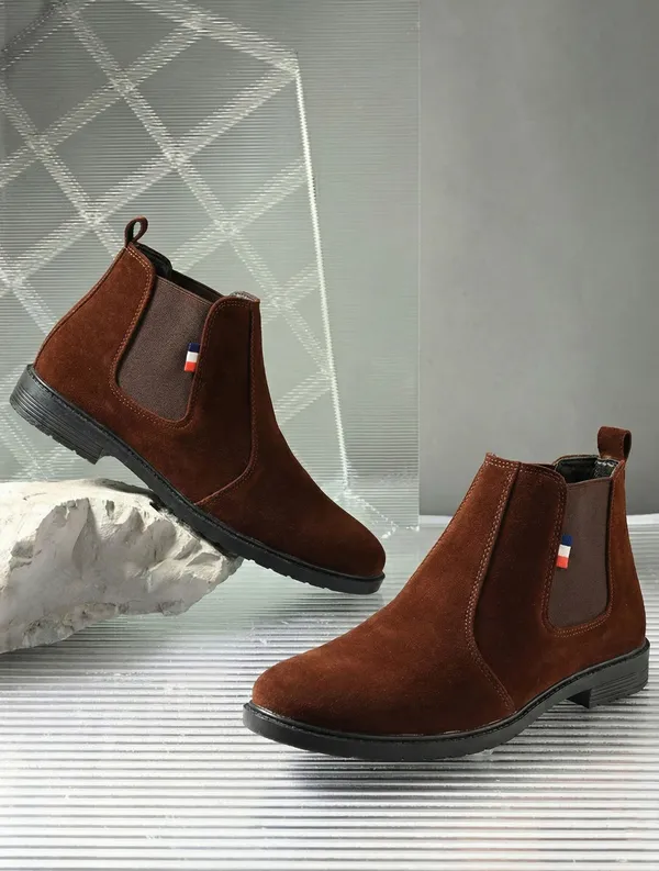 EVICTA_Evicta_Suide_Leather_Lightweaight_Trendy_Walking_Slip_On_chalsea_boot_Boots_For_Men_(Brown_,_8)