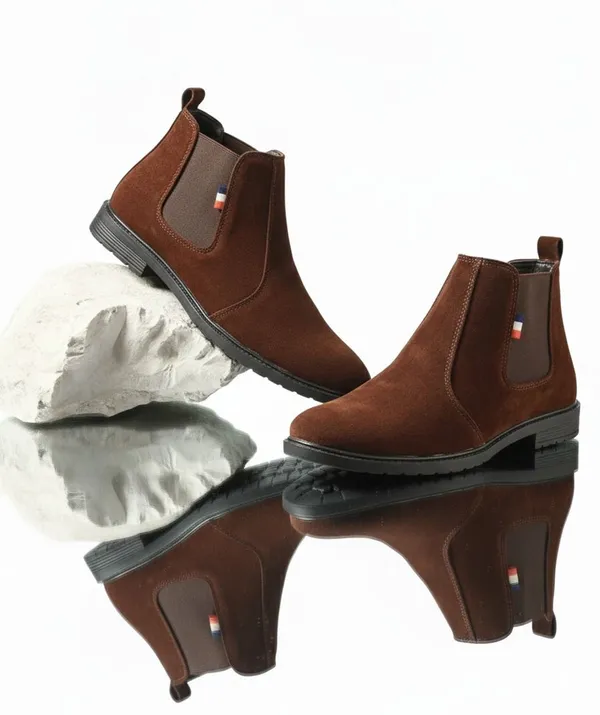 EVICTA_Evicta_Suide_Leather_Lightweaight_Trendy_Walking_Slip_On_chalsea_boot_Boots_For_Men_(Brown_,_8)