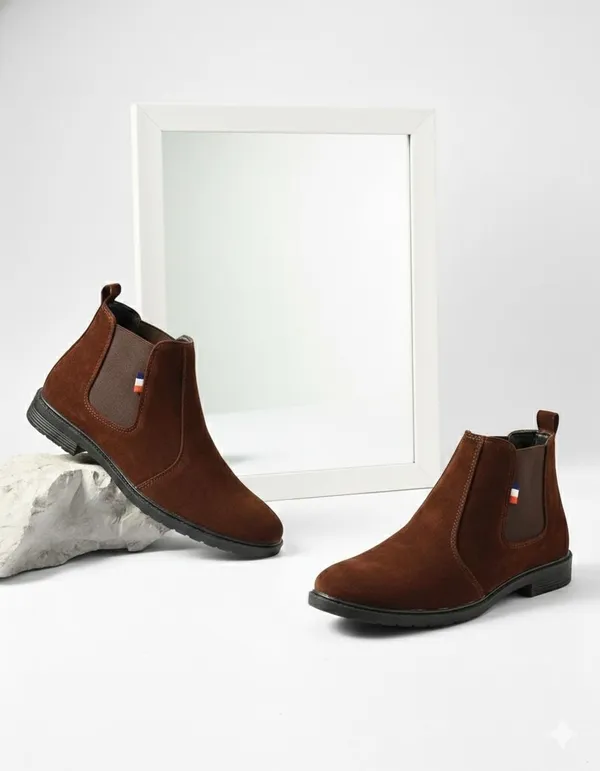 EVICTA_Evicta_Suide_Leather_Lightweaight_Trendy_Walking_Slip_On_chalsea_boot_Boots_For_Men_(Brown_,_8)