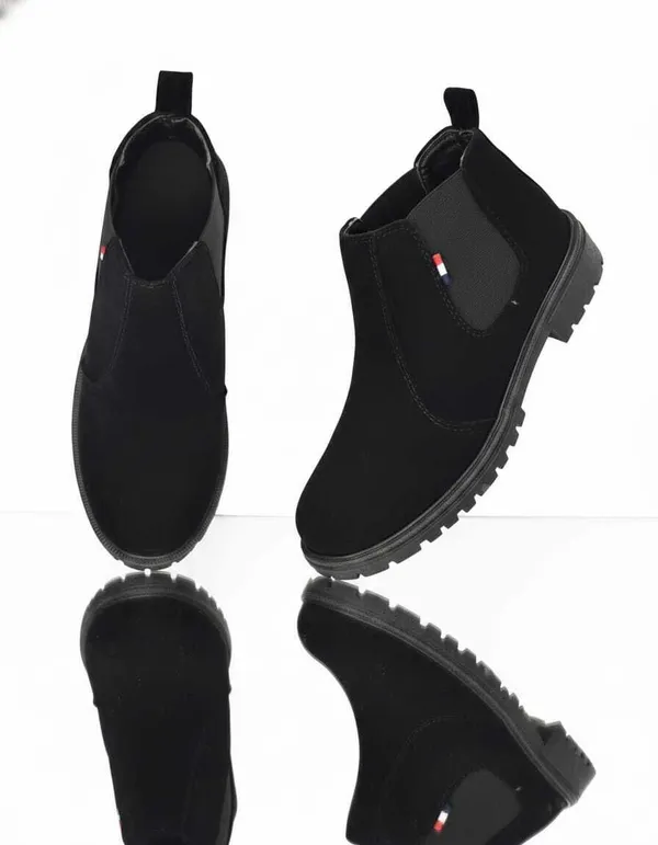 EVICTA_Evicta_Suide_Leather_Lightweaight_Trendy_Walking_Slip_On_chalsea_boot_Boots_For_Men_(Black_,_8)