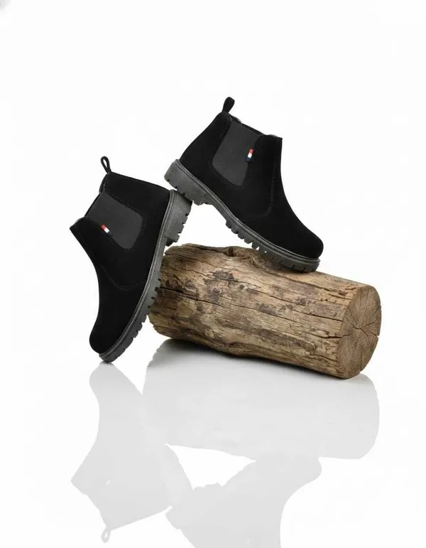 EVICTA_Evicta_Suide_Leather_Lightweaight_Trendy_Walking_Slip_On_chalsea_boot_Boots_For_Men_(Black_,_8)