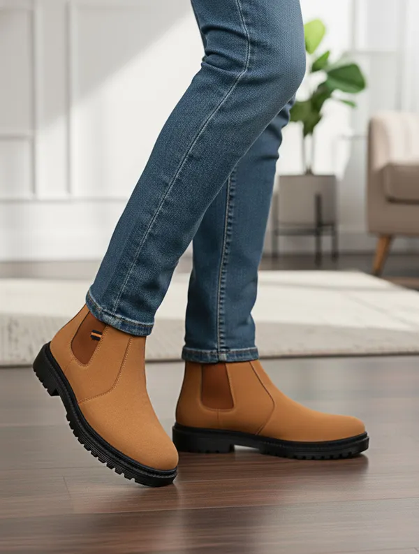 EVICTA_Evicta_Suide_Leather_Lightweaight_Trendy_Walking_Slip_On_chalsea_boot_Boots_For_Men_(Beige_,_6)
