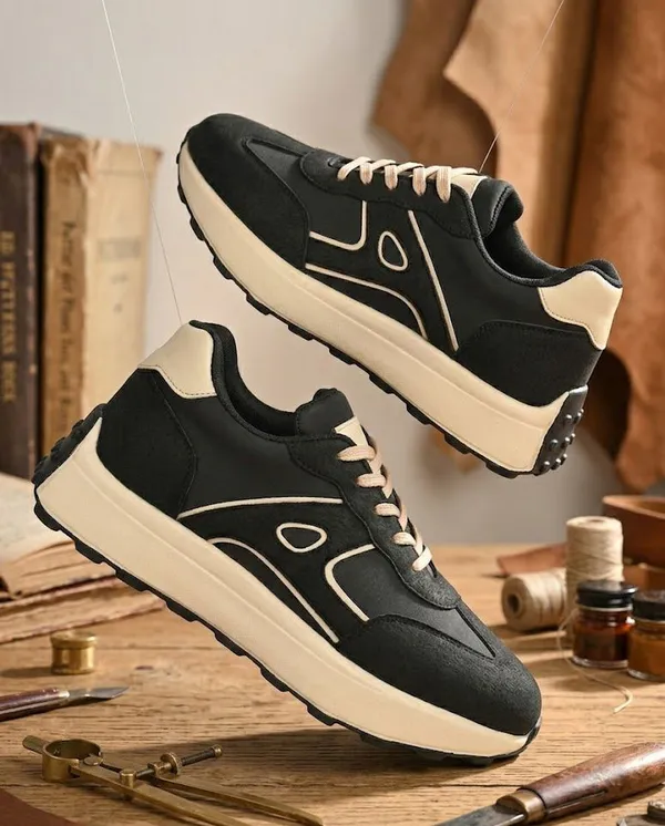 EVICTA_Evicta_Men's_Trending_Latest_High_Quality_Running_Sports_Shoes_Sneakers_For_Men_(Black_,_6)