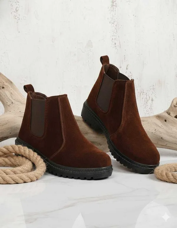 EVICTA_Evicta_Suide_Leather_Lightweaight_Trendy_Walking_Slip_On_chalsea_boot_Boots_For_Men_(Brown_,_10)
