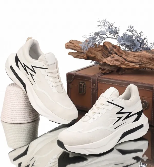 EVICTA_Evicta_Men's_Trending_Latest_High_Quality_Running_Sports_Shoes_Sneakers_For_Men_(White_,_6)