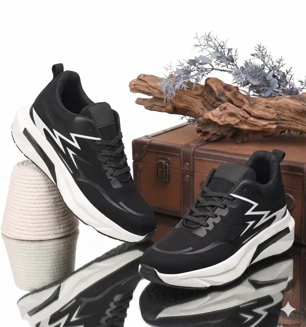 EVICTA_Evicta_Men's_Trending_Latest_High_Quality_Running_Sports_Shoes_Sneakers_For_Men_(Black_,_10)