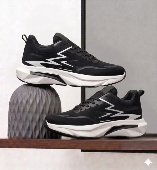 EVICTA_Evicta_Men's_Trending_Latest_High_Quality_Running_Sports_Shoes_Sneakers_For_Men_(Black_,_10)