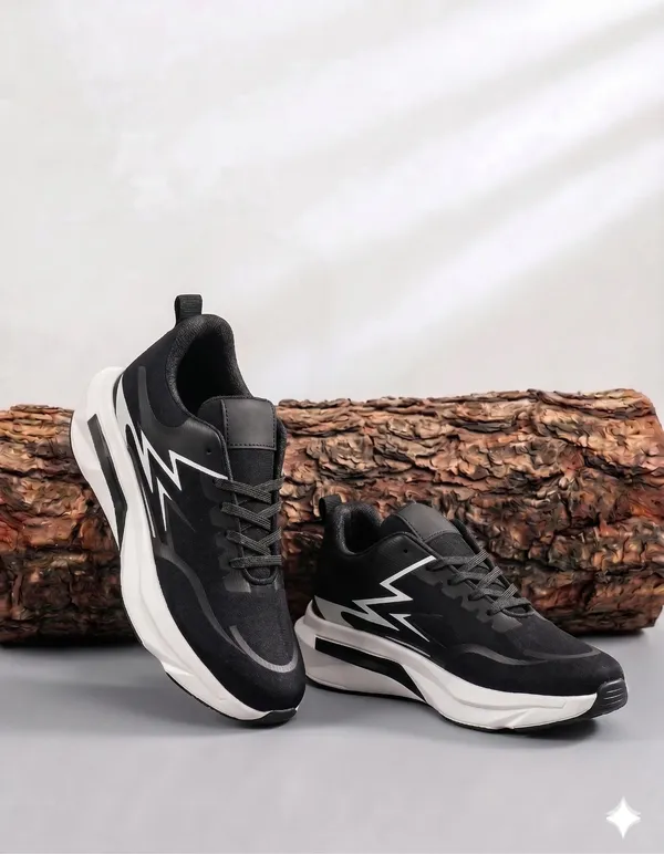 EVICTA_Evicta_Men's_Trending_Latest_High_Quality_Running_Sports_Shoes_Sneakers_For_Men_(Black_,_10)