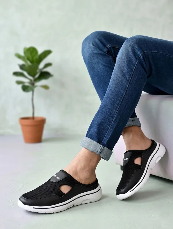 EVICTA_stylish_premium_casual_partywear_,_walking,_clogs_shoes_for_men_shoes_Sneakers_For_Men_(Black_,_8)