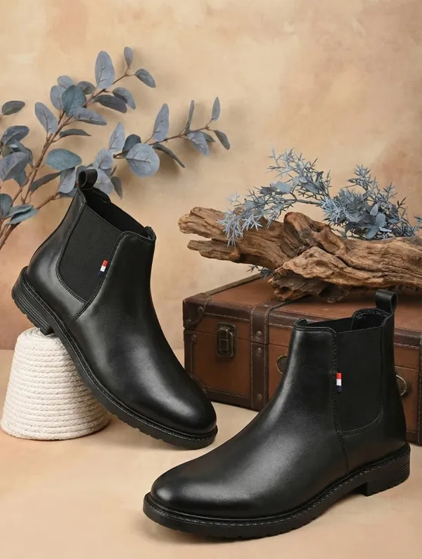 EVICTA_Evicta_Synthetic_Leather_Lightweaight_Trendy_Walking_Slip_On_chalsea_boot_Boots_For_Men_(Black_,_7)