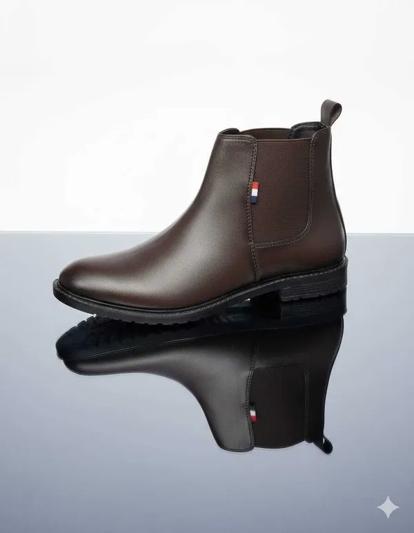 EVICTA_Evicta_Synthetic_Leather_Lightweaight_Trendy_Walking_Slip_On_chalsea_boot_Boots_For_Men_(Brown_,_9)