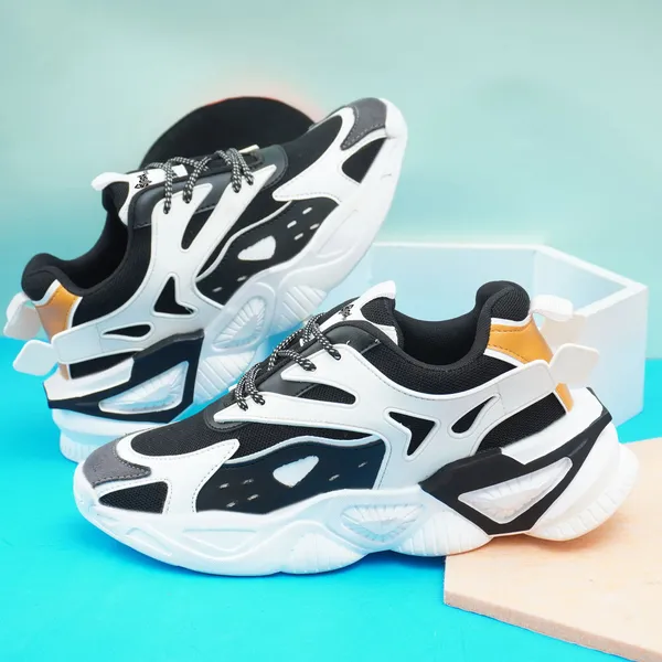 EVICTA_Evicta_Men's_Trending_Latest_High_Quality_Running_Sports_Shoes_Casuals_For_Men_(White,_Black_,_9)