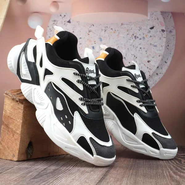 EVICTA_Evicta_Men's_Trending_Latest_High_Quality_Running_Sports_Shoes_Casuals_For_Men_(White,_Black_,_9)